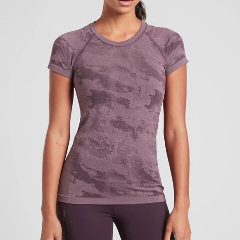 Athleta Momentum Camo Tee